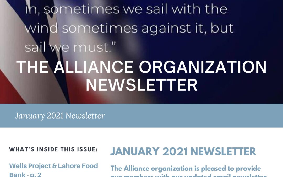Alliance Official – January 2021